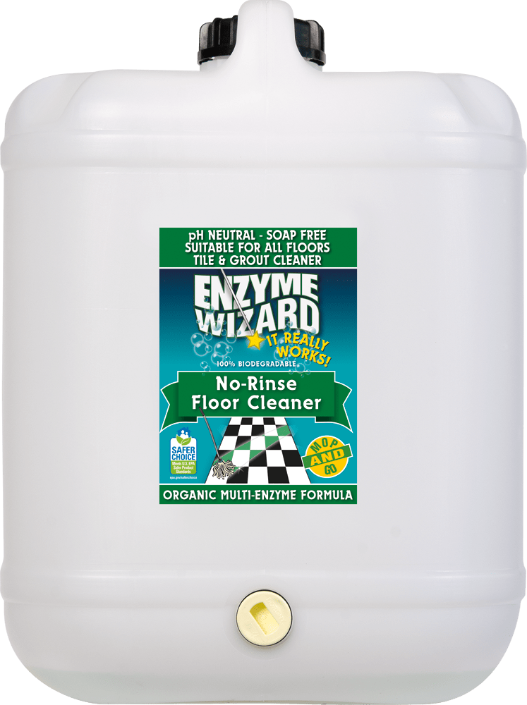 No Rinse Floor Cleaner 20 Litres Enzyme Wizard