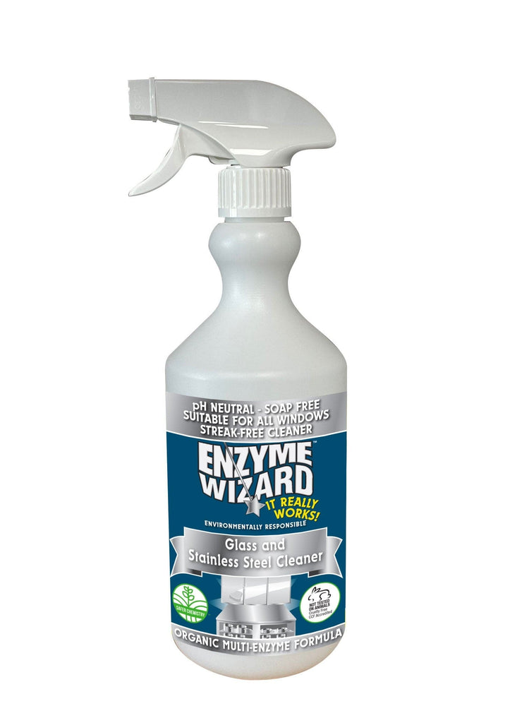 Enzyme Wizard Glass & Stainless Steel Cleaner 750ml Spray