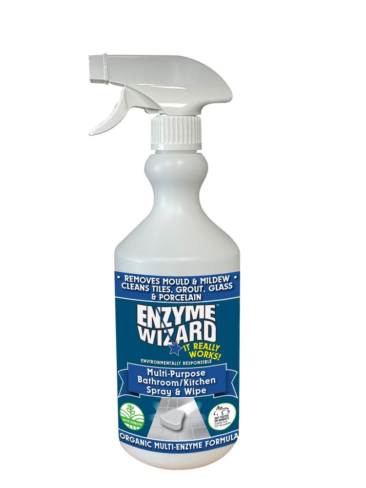 Enzyme Wizard Multi-Purpose Bathroom / Kitchen Spray and Wipe 750ml