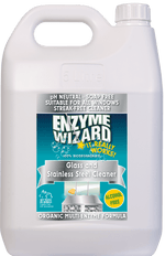 Glass & Stainless Steel Cleaner 5 Litres Enzyme Wizard