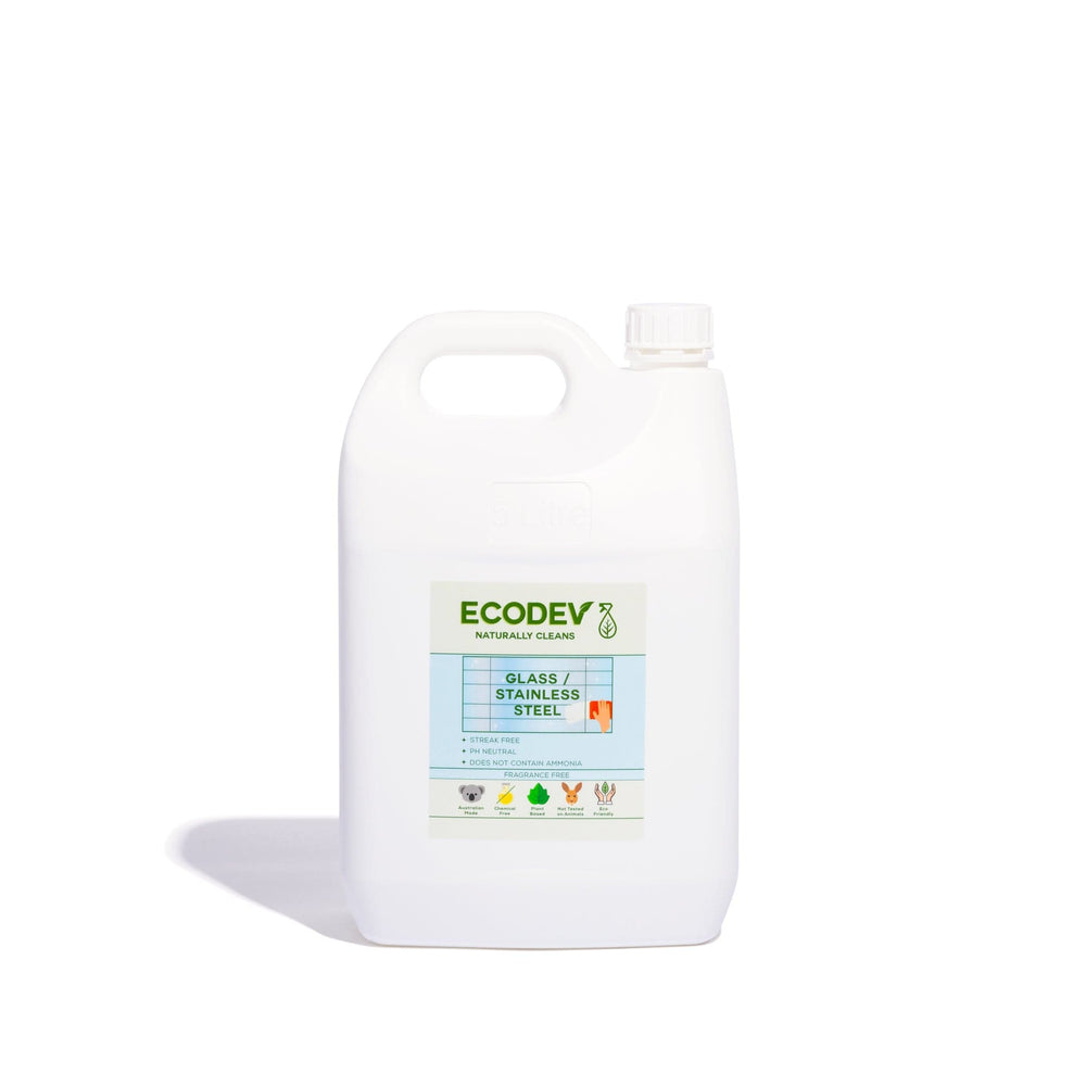 Ecodev Glass & Stainless Steel Cleaner 5 Litre